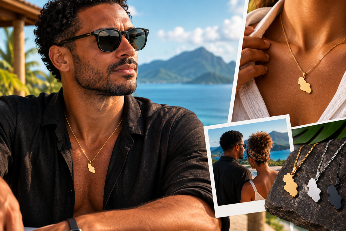Bijou mixte : pourquoi le pendentif carte se porte au masculin aussi