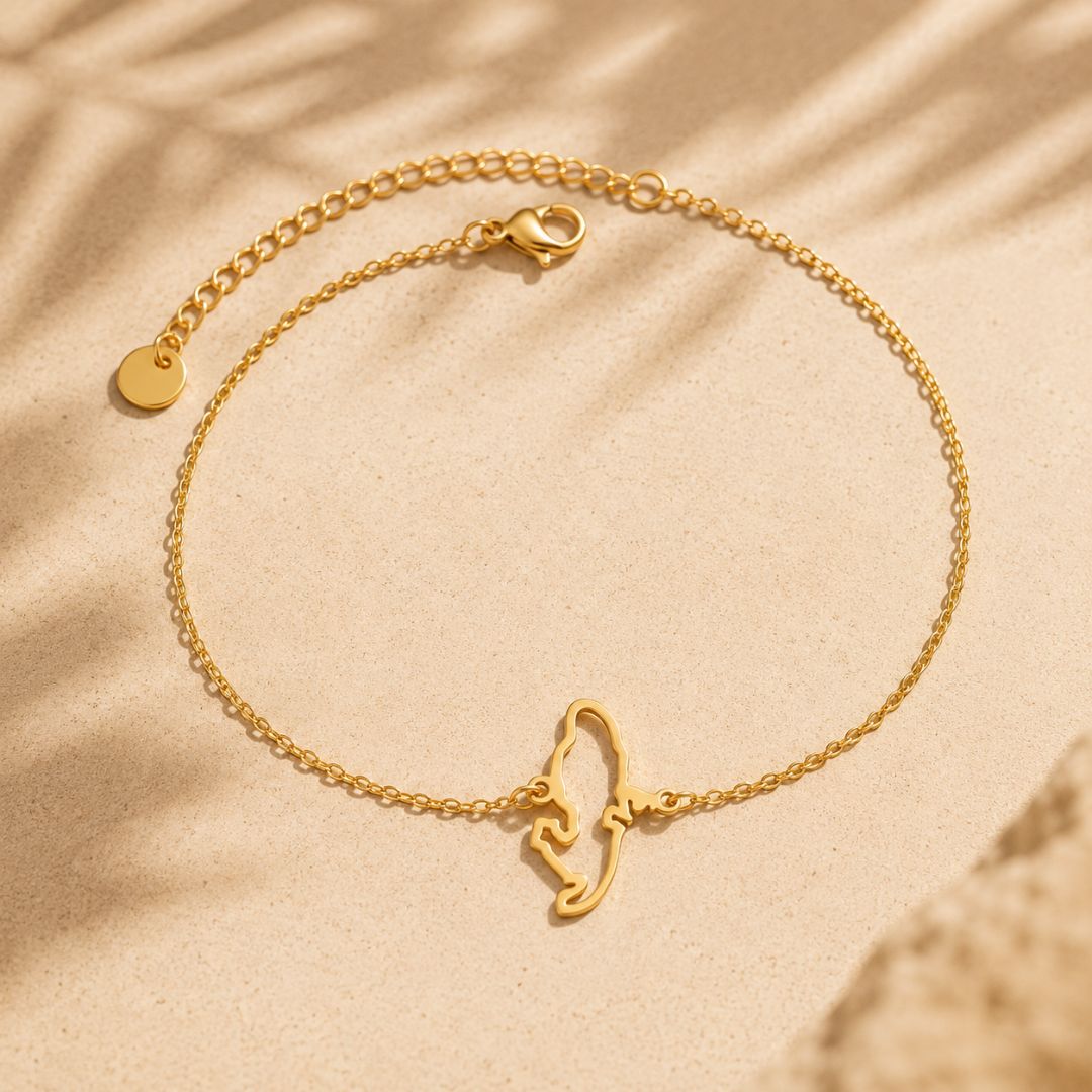 Bracelet Carte Martinique – Collection ORIGINES