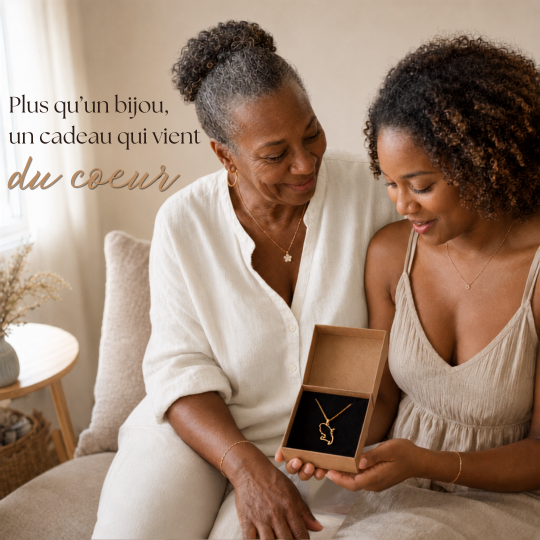 Pendentif Carte Martinique – Collection ORIGINES