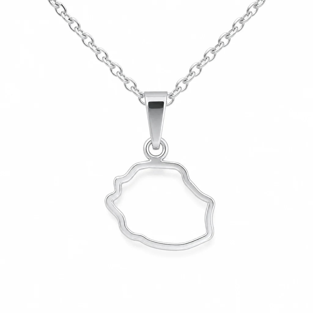Pendentif Carte de la Réunion